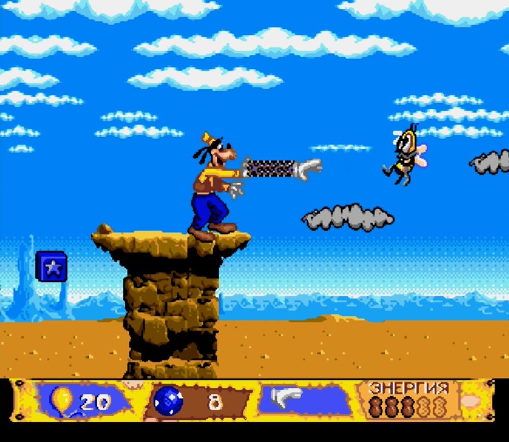 Goofy's Hysterical History Tour - геймплей игры Sega Mega Drive\Genesis